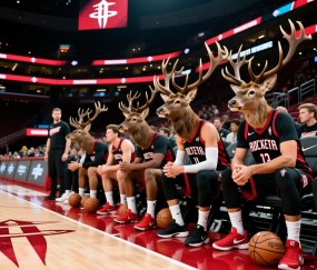 雄鹿全队替补出战，却惜败火箭