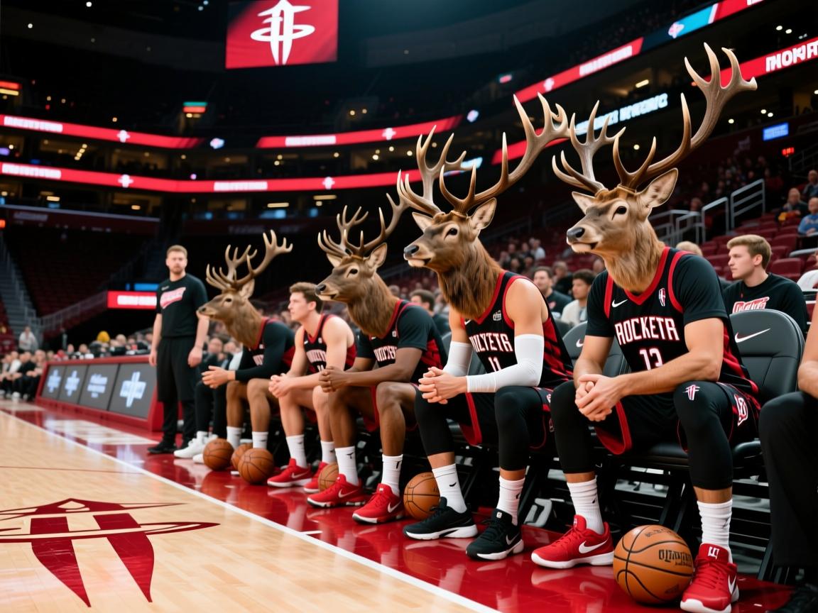 雄鹿全队替补出战,却惜败火箭 第1张