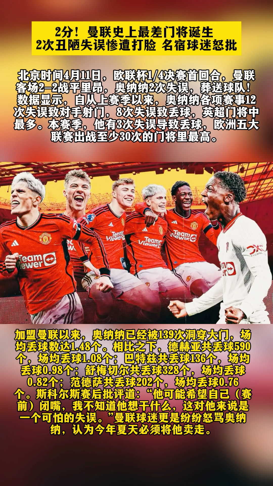0-0！曼联季前首战闷平利兹联，希顿神扑+裁判争议判罚引遗憾